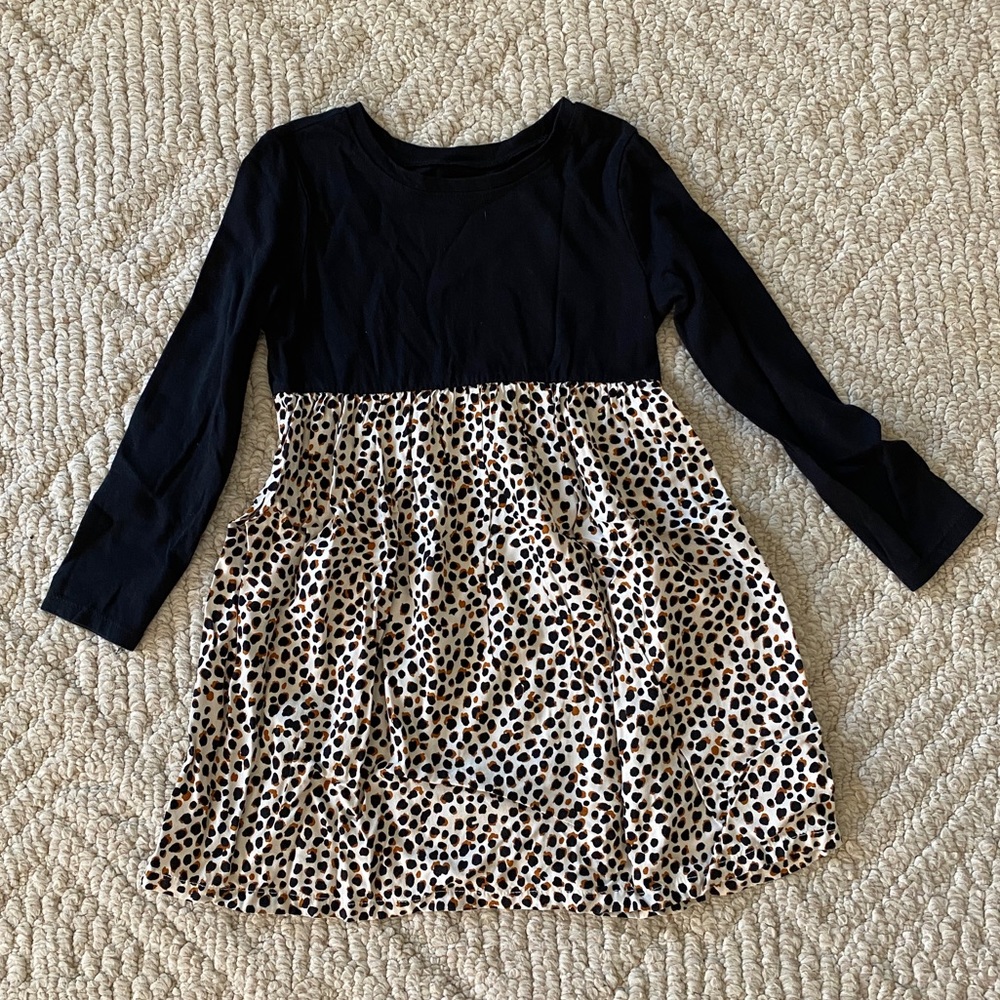 Toddler girls old navy animal print dress size 4t